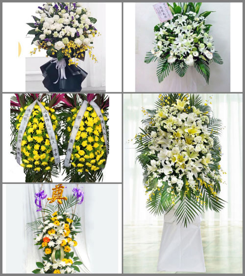 天津蓟州区穿芳峪镇白事花篮预定